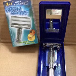 Dao Cạo Râu INOX Cổ Điển Cao Weishi 9036 Xịn [ Cam Kết Hàng Chuẩn INOX 100 % ]