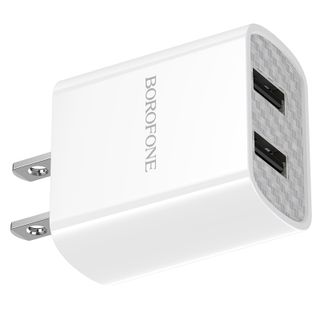 Cóc Sạc Borofone BA53 - 2 Cổng USB 2.1A chuẩn US