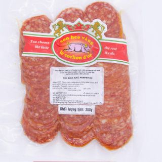 XÚC XÍCH KHÔ PEPPERONI CẮT LÁT - DRY PEPPERONI SLICED
