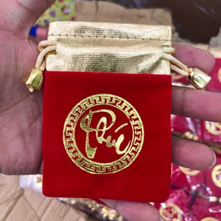 Túi gấm phong thủy chữ phúc 7x9cm