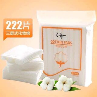 Bông tẩy trang nhà em về sẵn thêm ạ, bán lẻ hơn 7.000 bịch ko có dấu hiệu dừng lại, sỉ / set 3 gói