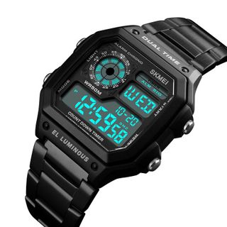 ĐỒNG HỒ SKMEI - SK068 Đồng hồ Unisex điện tử dây thép không gỉ Skmei
