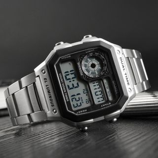 ĐỒNG HỒ SKMEI - SK068 Đồng hồ Unisex điện tử dây thép không gỉ Skmei