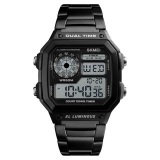 ĐỒNG HỒ SKMEI - SK068 Đồng hồ Unisex điện tử dây thép không gỉ Skmei