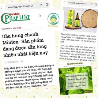 DẦU HÚNG CHANH MINION