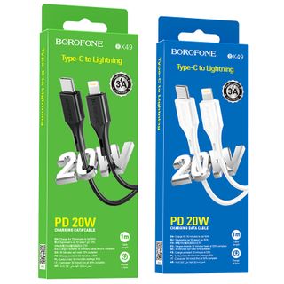 Cáp Sạc Truyền Dữ Liệu Borofone BX49 Cổng Type C ra Cổng Lightning 1m
