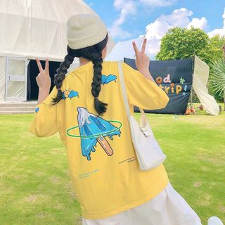 Áo thun form rộng CLICK