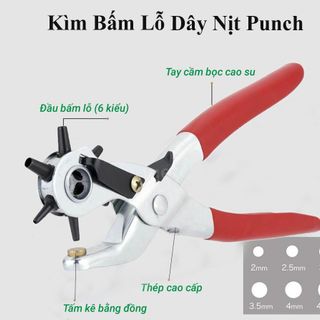 KIỀM BẤM LỖ DÂY NỊT