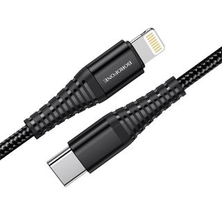Dây Cáp Sạc Nhanh Truyền Dữ Liệu BU27 BOROFONE Cổng Lightning 1m