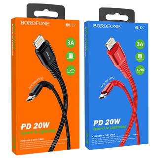Dây Cáp Sạc Nhanh Truyền Dữ Liệu BU27 BOROFONE Cổng Lightning 1m