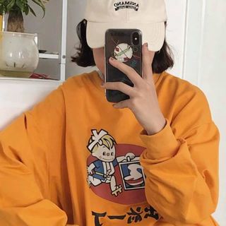 Áo thun tay dài chú bé - Unisex