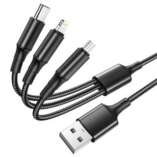 Dây Cáp Sạc 3 in 1 BOROFONE BX50 - Cổng Lightning, Cổng Micro, Cổng Type C 1m