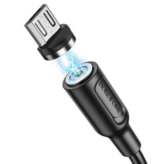 Cáp Sạc Truyền Dữ Liệu Từ Hít Nam Châm Borofone BX41 Cổng Micro 1m