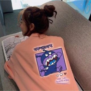 Áo thun tay lỡ form rộng hoạt hình - Unisex