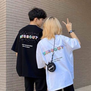 Áo thun tay lỡ form rộng Missout - Unisex