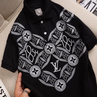 [size to 50-110kg] Áo thun nam có cổ đồng tiền