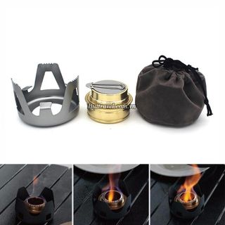 Bếp cồn mini dã ngoại du lịch nhỏ gọn