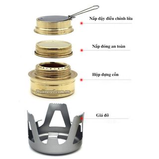 Bếp cồn mini dã ngoại du lịch nhỏ gọn