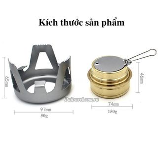 Bếp cồn mini dã ngoại du lịch nhỏ gọn