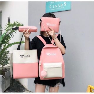 Bộ 4 món ba lo túi xách đủ mẫu 4 món chỉ 125k rất đẹp