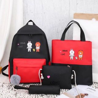 Set Bộ 4 món ba lo túi xách đủ mẫu 4 món chỉ 125k