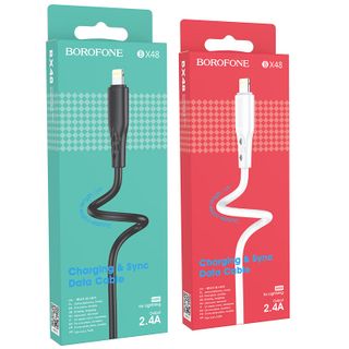 Cáp Sạc Truyền Dữ Liệu BOROFONE BX48 Cổng Lightning 1m