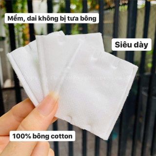 Bông tẩy trang 3 lớp FM Cotton Pads 222 miếng nội địa Trung