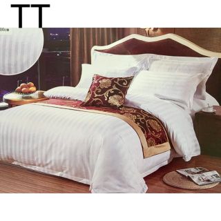 Bộ trắng sọc 3 phân dành cho khách sạn