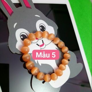Chuỗi đeo tay 10 ly đẹp đá mắt mèo
