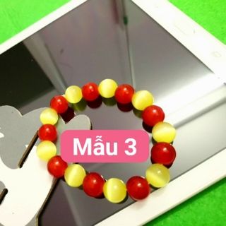 Chuỗi đeo tay 10 ly đẹp đá mắt mèo