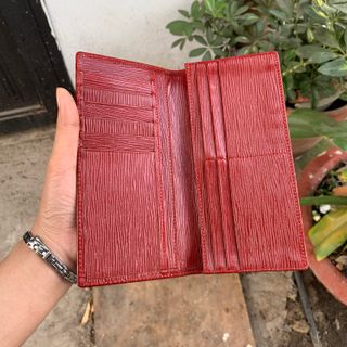 VÍ DÀI DA BÒ CẦM TAY EPPI ĐỎ