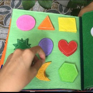 SÁCH VẢI HOÀN THIỆN: HÌNH KHỐI, GIỜ GIẤC, SỐ ĐẾM