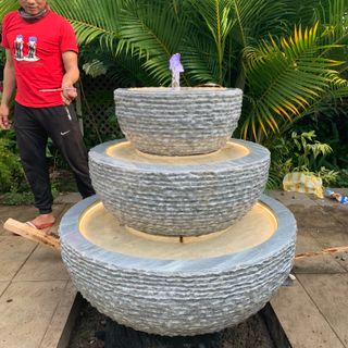 Thác nước phong thuỷ, hòn nam bộ mini