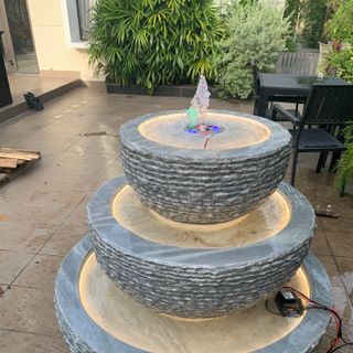 Thác nước phong thuỷ, hòn nam bộ mini