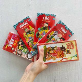 Sấp 10 cái bao lì xì giá sỉ