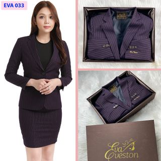 Combo vest + chân váy tặng kèm áo thun lót 100% cotton.