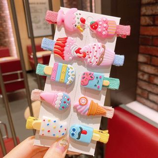Set 10 kẹp tóc hàn quốc cho bé