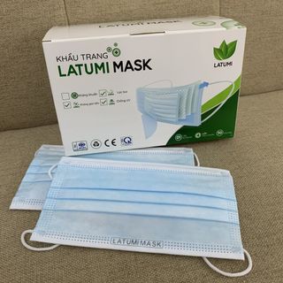Khẩu Trang Y Tế LATUMI Kháng Khuẩn Chống Thấm 99% Bụi