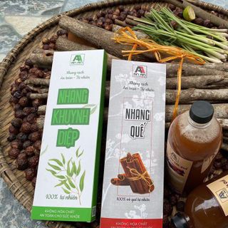 Nhang thảo mộc tự nhiên An An 100% không hóa chất, an toàn cho sức khỏe, hương Khuynh Diệp, hương Quế