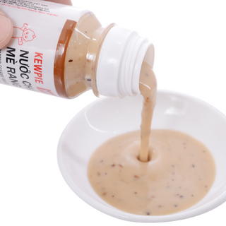 Nước sốt mè rang Kewpie 180ml - Ăn kèm với rong nho và salad rau - Cam kết