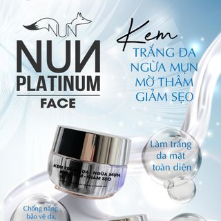 Kem Face Nun Platinum - Trắng Da - Ngừa Mụn - Mờ Thâm - Giảm Sẹo