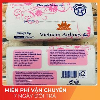 KHĂN GIẤY LỤA VIETNAM AIRLINES BỊCH 300 TỜ x 2 LỚP 20x10cm