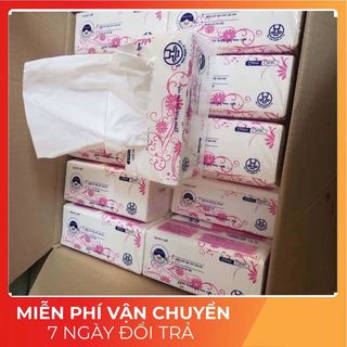 KHĂN GIẤY LỤA VIETNAM AIRLINES BỊCH 300 TỜ x 2 LỚP 20x10cm