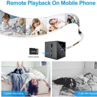 Camera mini 4K không dây HD WIFI NANNY CAMSPY KHÔNG DÂY MINI MÁY ẢNH