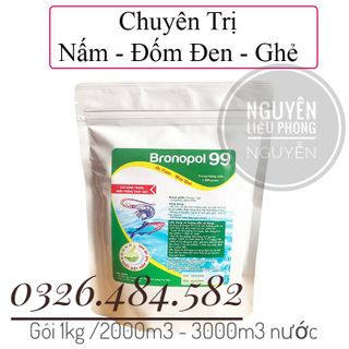 Chất diệt nấm - ghẻ - xuất huyết trên cá/tôm #bronopol 99% 1kg