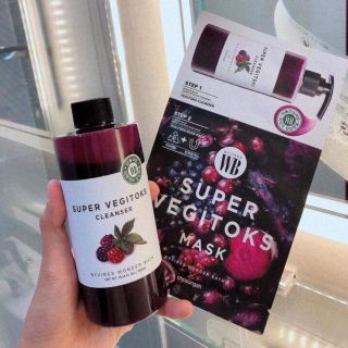 Sữa rửa mặt thải độc Super vegitoks cleanser