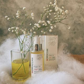 [SIÊU TIẾT KIIỆM] Dầu Argan oil Ma Rốc 100% hữu cơ & nguyên chất chai 80ml - Moroccan argan oil 100% pure & organic