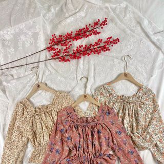 Áo bánh bèo thắt lưng QC