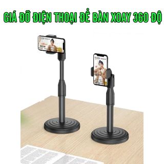 Giá Đỡ Điện Thoại Để Bàn Xoay 360 Độ Microphone Stands