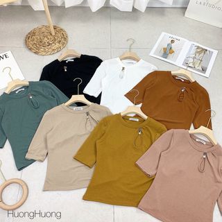 Áo vải thun cát QC